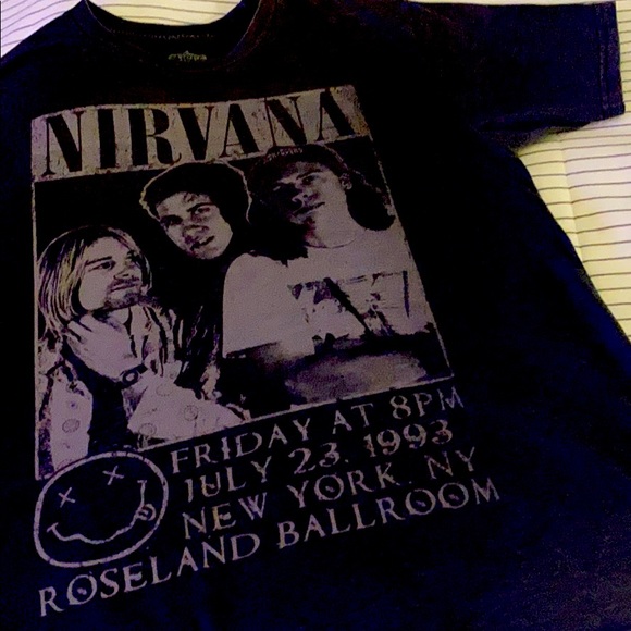 NIRVANA original concert T-shirt JULY 23 1993 NY - Picture 3 of 4